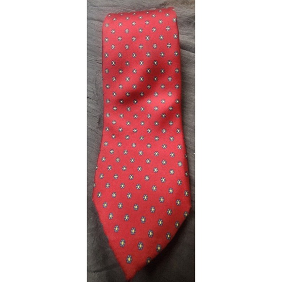 Chadwicks Other - Vintage Chadwick Traditionals Silk Necktie Red Blue Floral Print Made in USA WPL